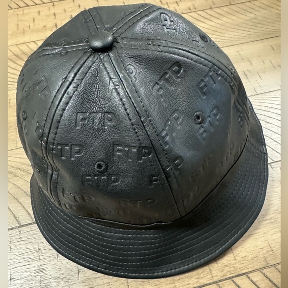 FTP Leather Bucket Hat Sz S/M - Picture 2 of 4